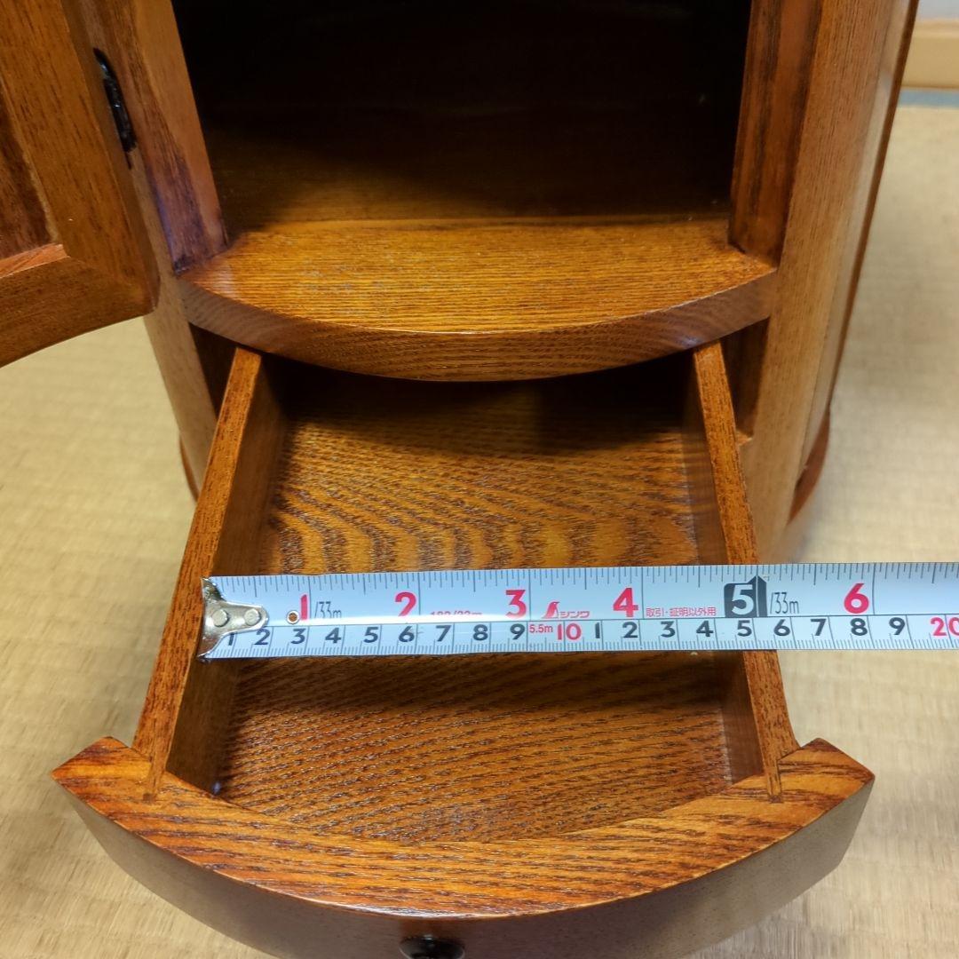 木製収納キャビネット 直径約32㌢