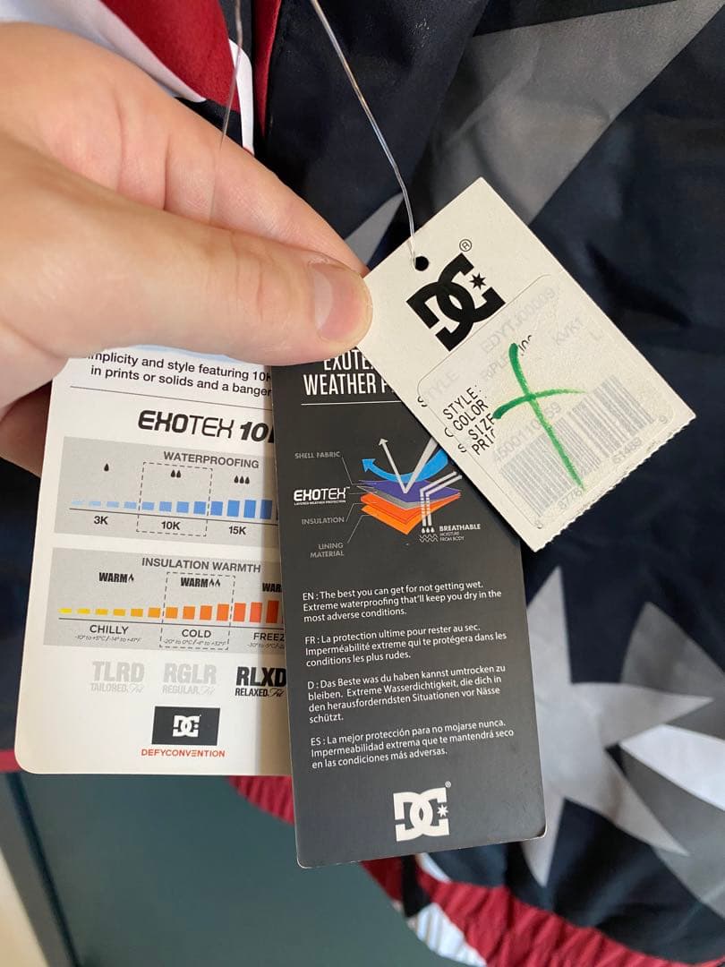 DC スキー スノーボードウェア 新品 未使用 タグ付き