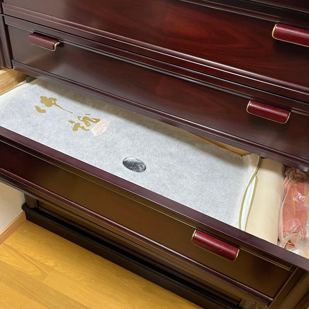 府中家具　高級　木製　6引き出し　箪笥　チェスト　ヴィンテージ　家具