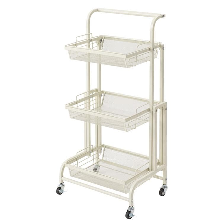 NGI WG RBS　収納ワゴン　ホワイト　収納ラック