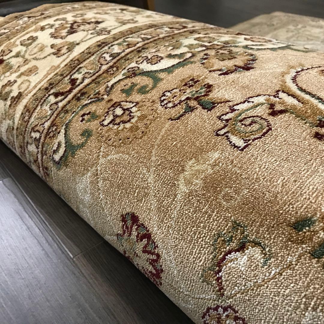 伝統的なペルシャデザイン ラグ ラグマット 197x201cm 絨毯 BE