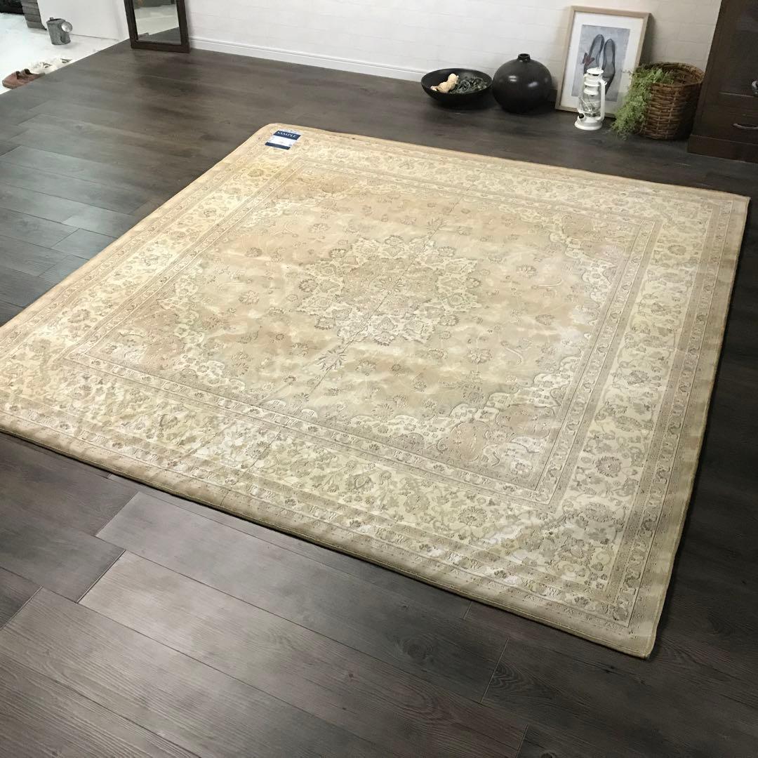 伝統的なペルシャデザイン ラグ ラグマット 197x201cm 絨毯 BE