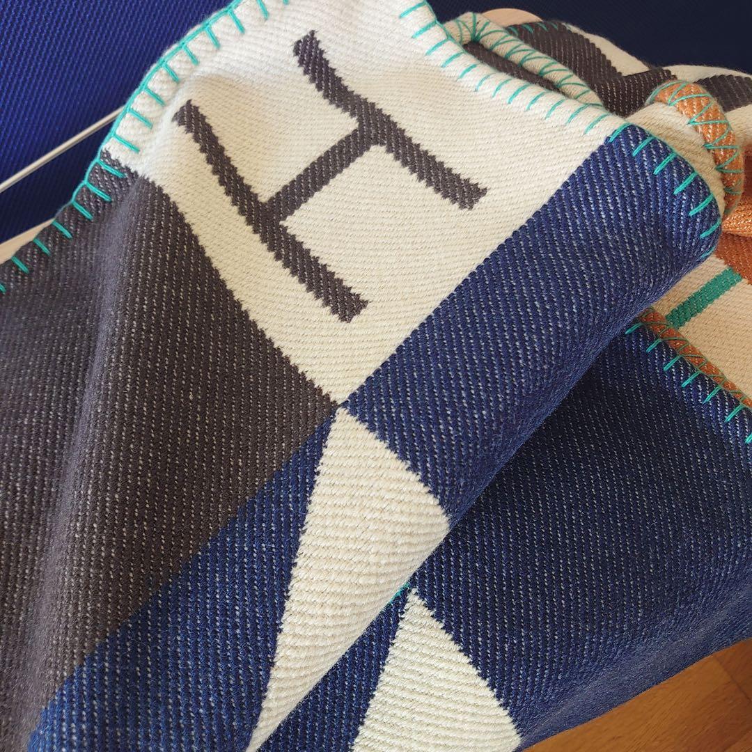 【ネパール製カシミヤ】HERMESアヴァロンHクラブ未使用品20%OFF