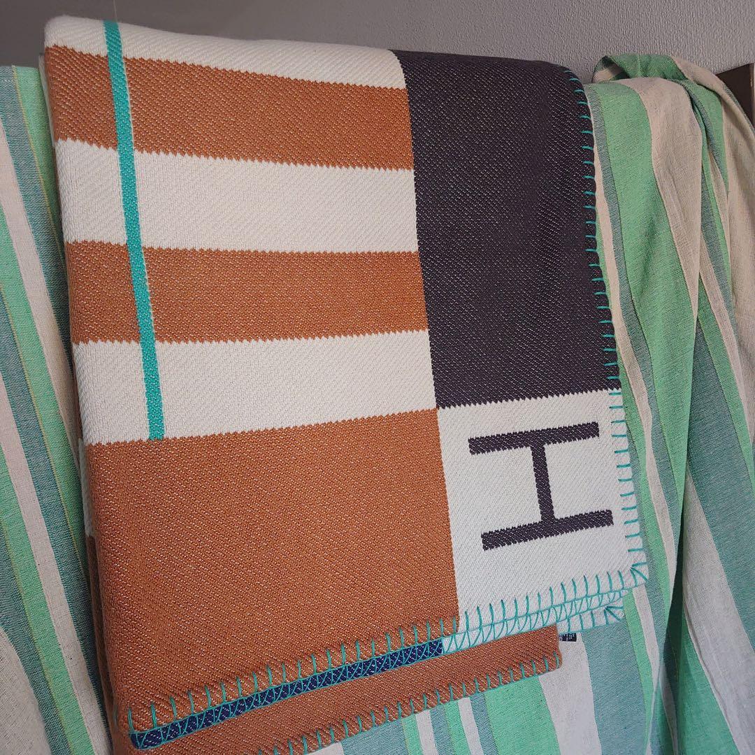 【ネパール製カシミヤ】HERMESアヴァロンHクラブ未使用品20%OFF