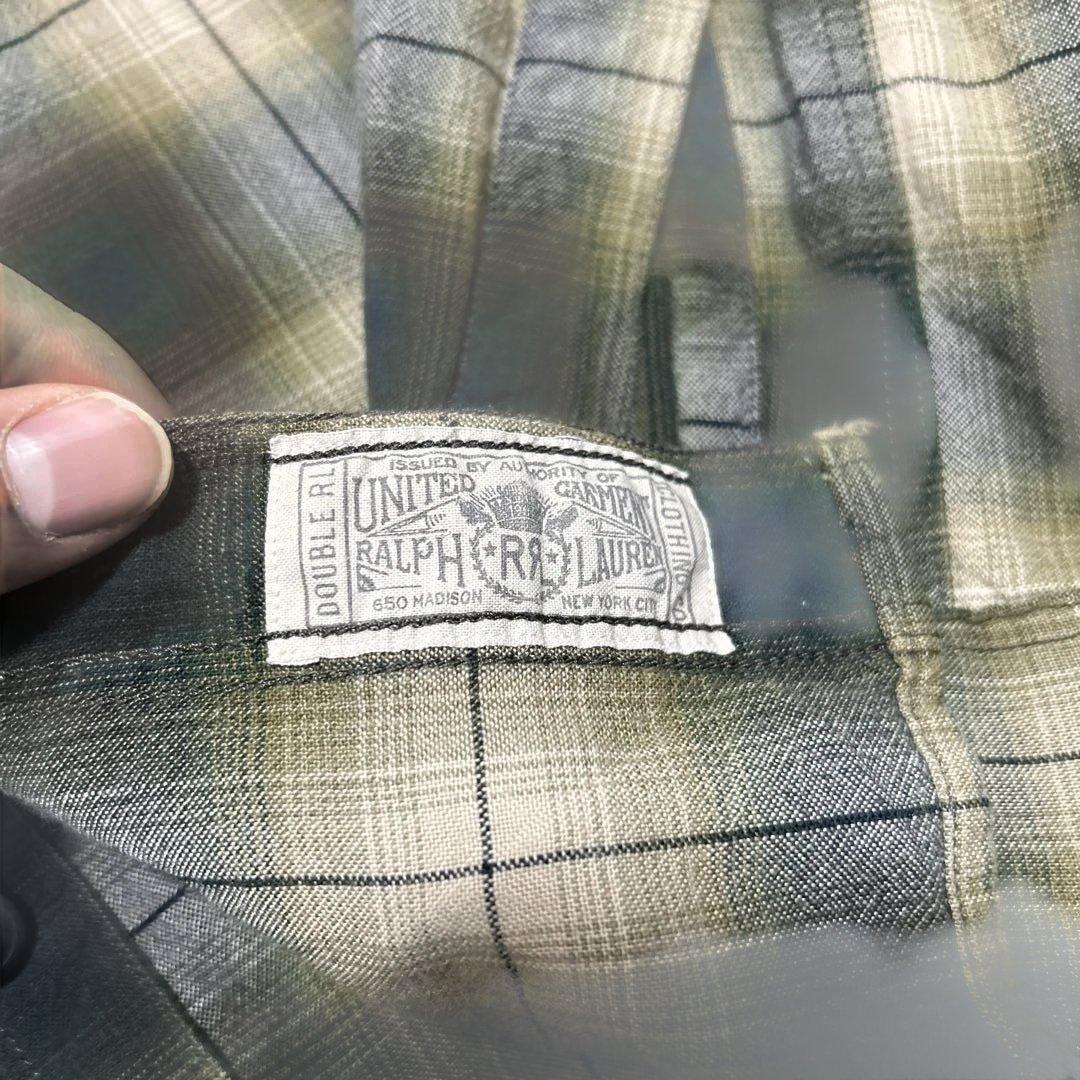 rrl レーヨン混 オンブレシャツ S