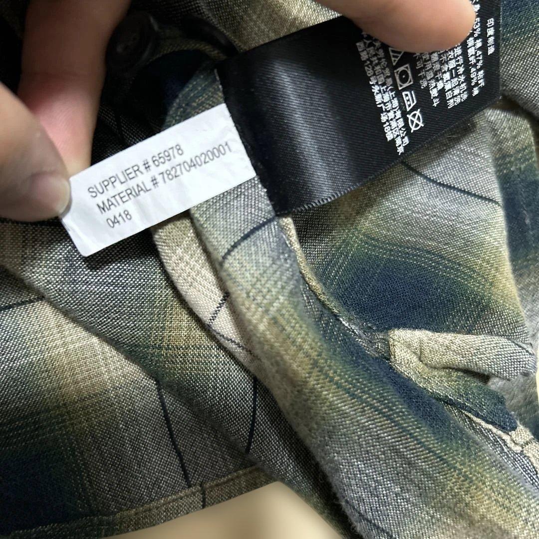 rrl レーヨン混 オンブレシャツ S