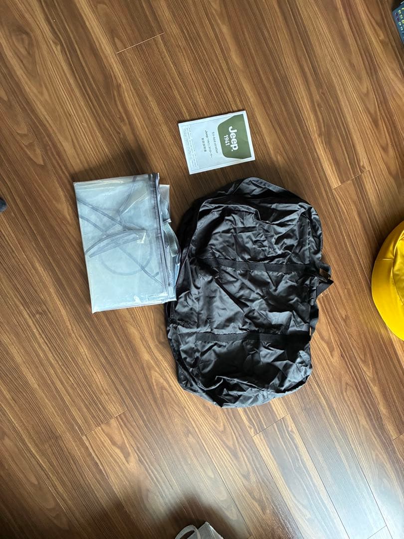 Jeep ジープベビーカー1941 3つ折りAB型　専用バッグとレインカバーつき