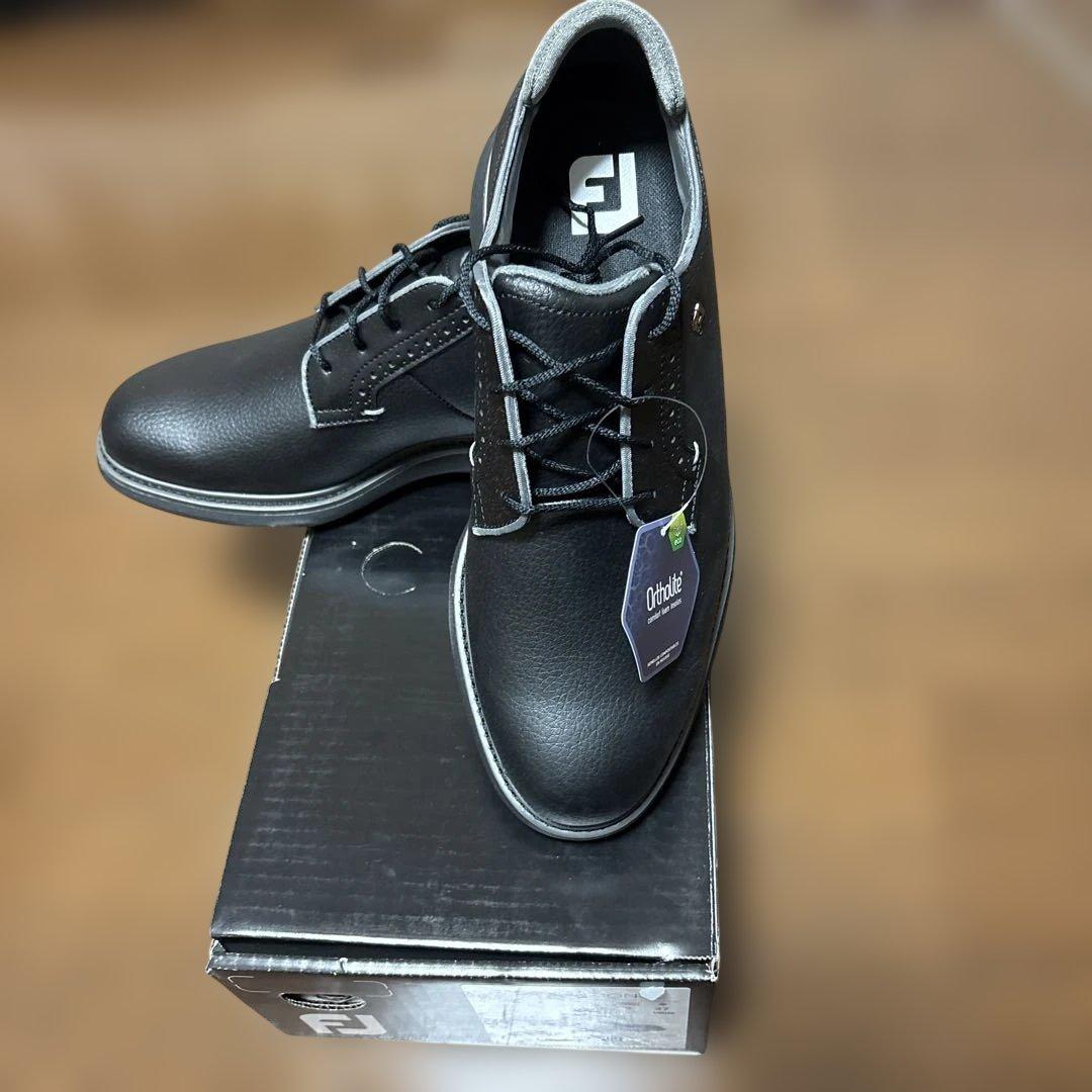 【新品　未使用】フットジョイ ゴルフシューズ 黒 トラディションズ　27.0