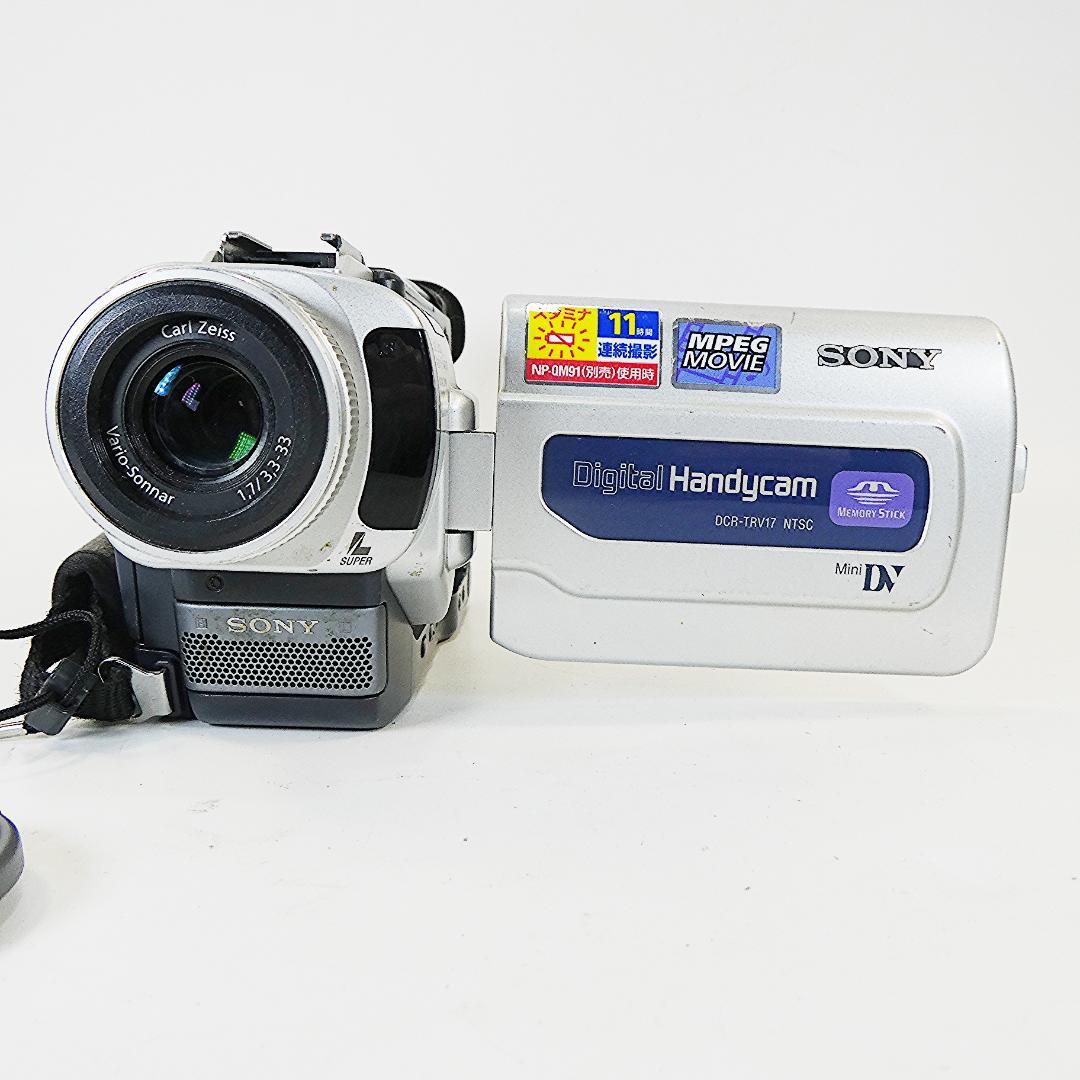 動作品ソニー DCR-TRV7 MiniDVビデオカメラ　DVDダビングに最適