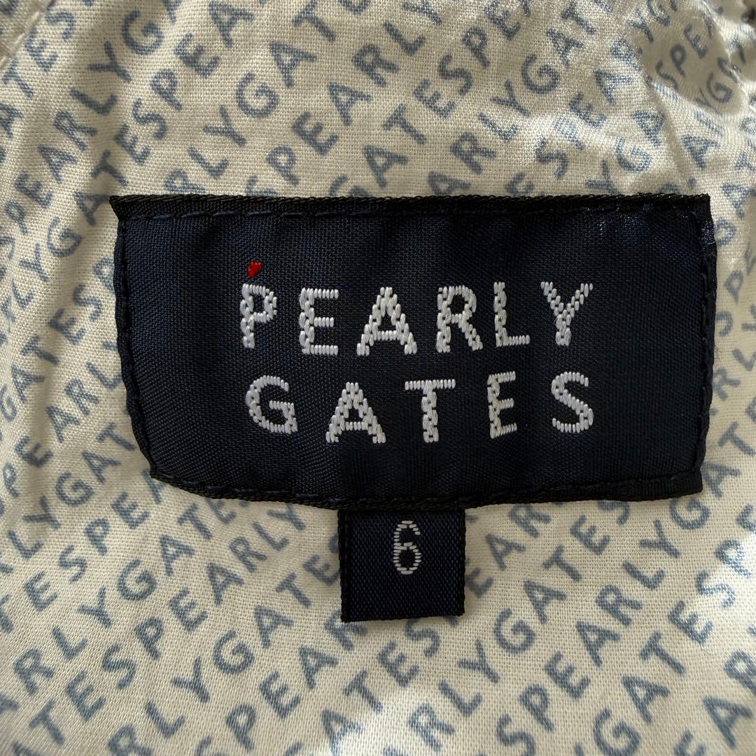 現行タグ　パーリーゲイツ　パンツ　XL〜XXL相当　総柄　黒　白　コットン素材