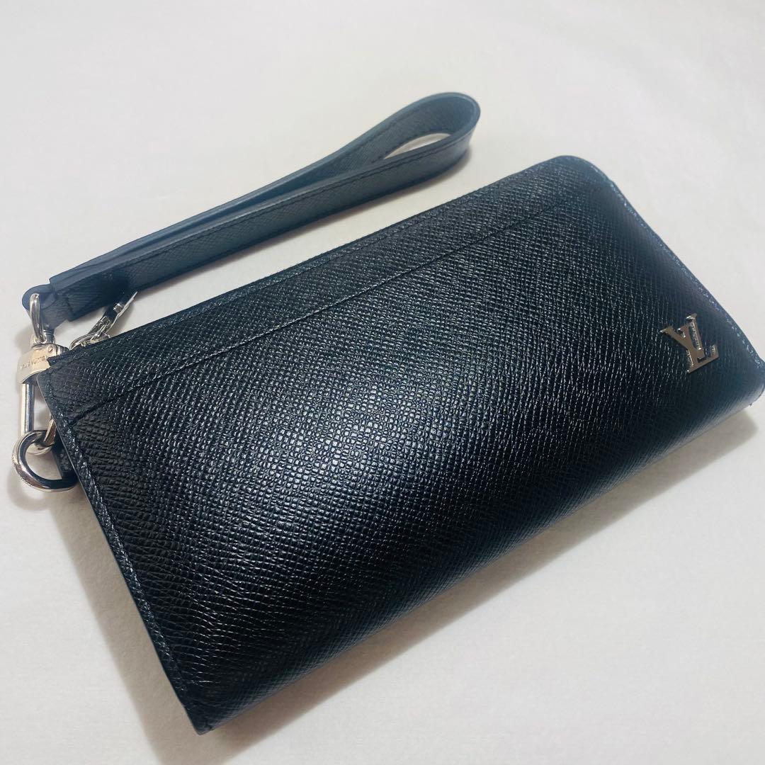 ルイヴィトン ドラゴンヌ タイガ ブラック 黒 長財布