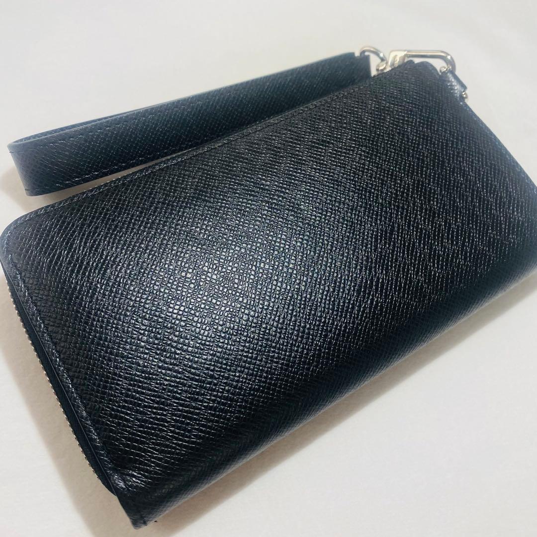 ルイヴィトン ドラゴンヌ タイガ ブラック 黒 長財布