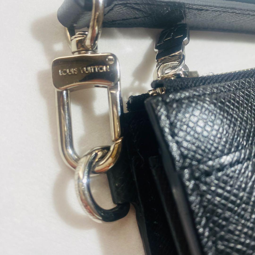 ルイヴィトン ドラゴンヌ タイガ ブラック 黒 長財布