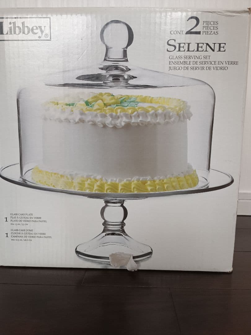 ケーキドーム　　ｌｉｂｂｅｙ　セレーヌ　ガラス　No.55782