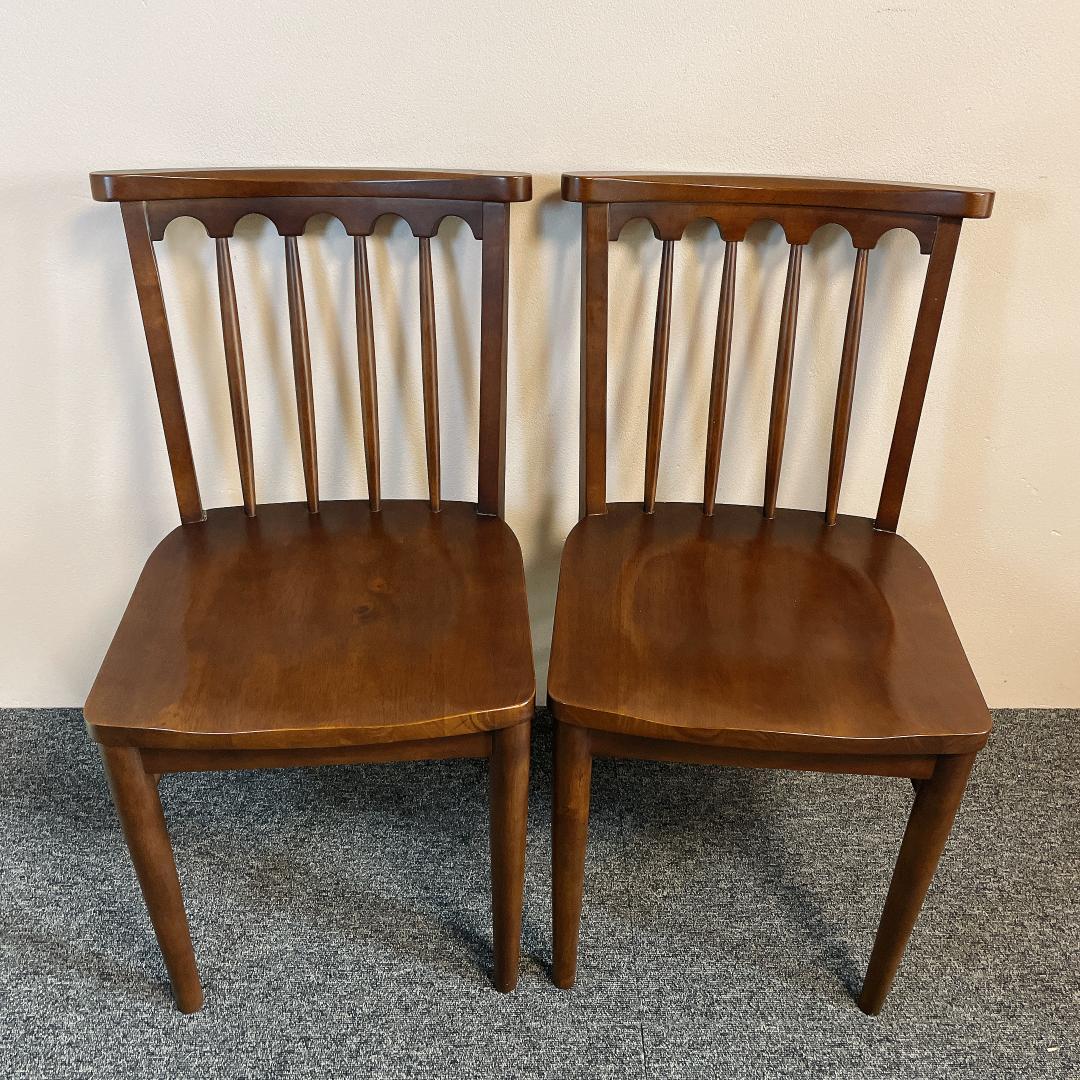 希少　ウィンザーチェア　ヴィンテージ ダイニングチェア 4脚セット ウォルナット