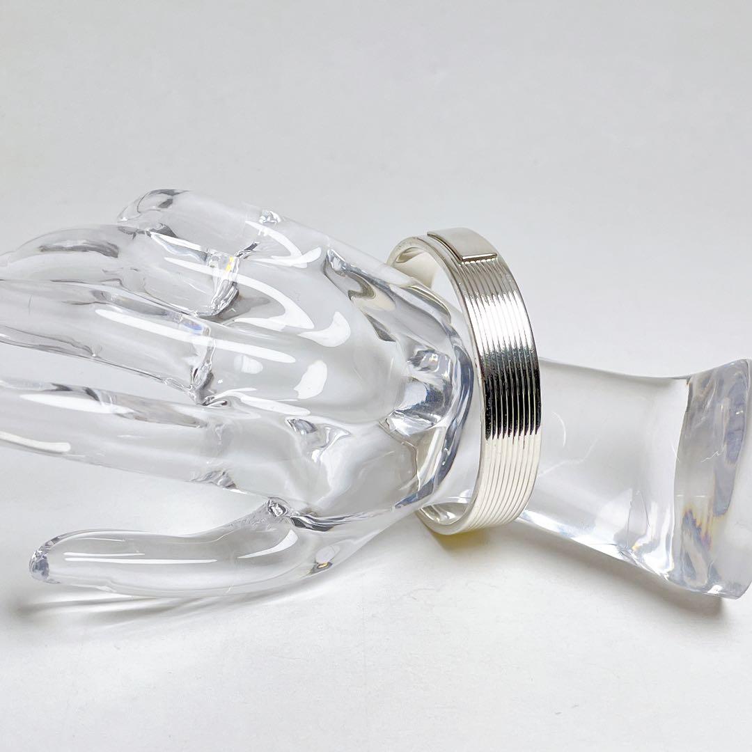 グッチ　ヴィンテージ　ストライプ　バングル　925