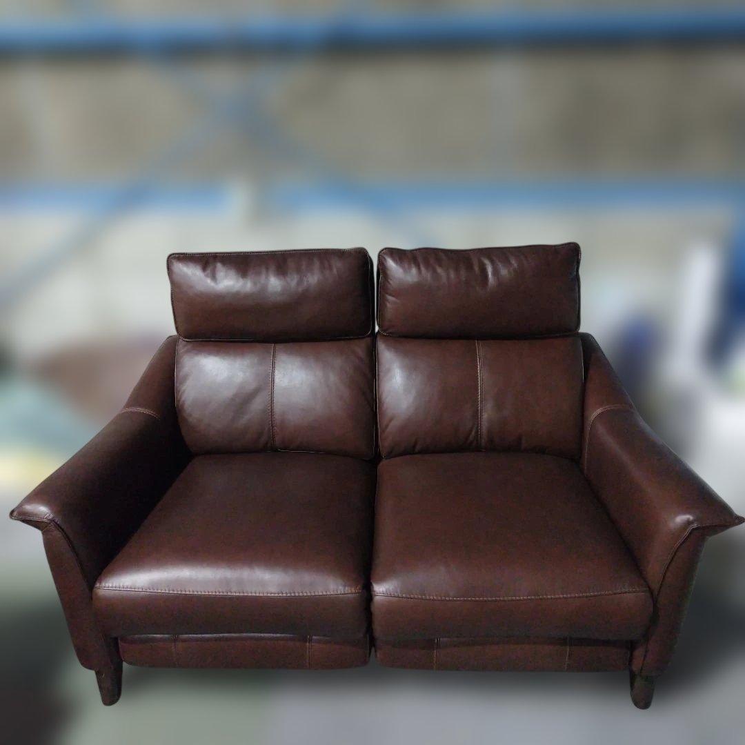 【美品】NITORI　ニトリ　電動リクライニングソファ　チェリーブ　２人用