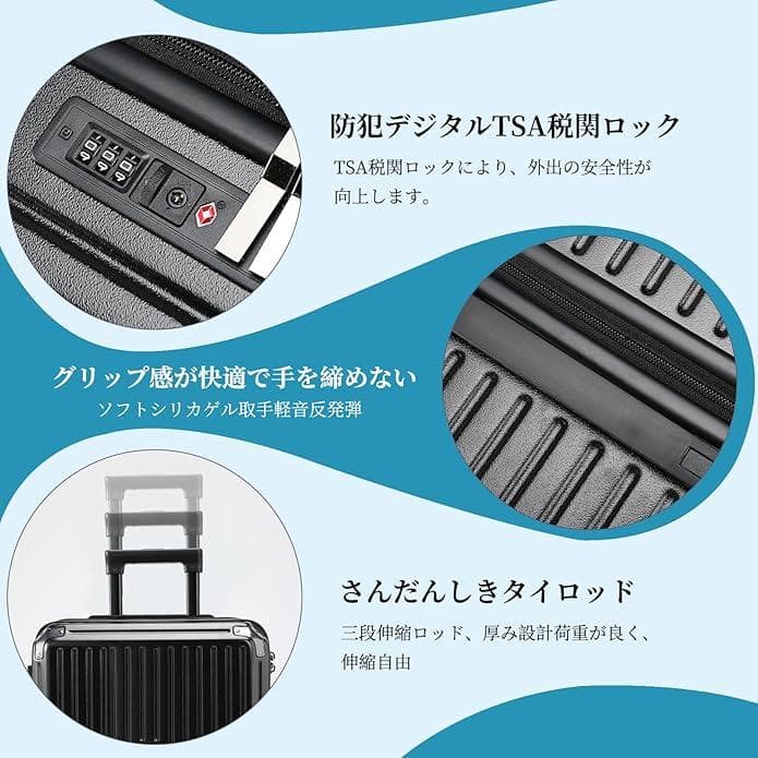 [Oritatanda] スーツケース　イエロー 約87L 大容量　６～10泊