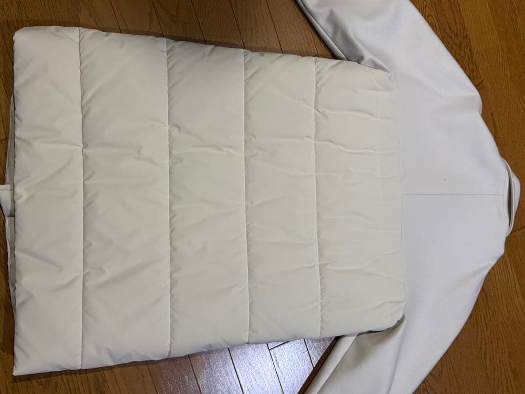 Hevo イーヴォ ウールダウン チェスターコート 46アイボリー