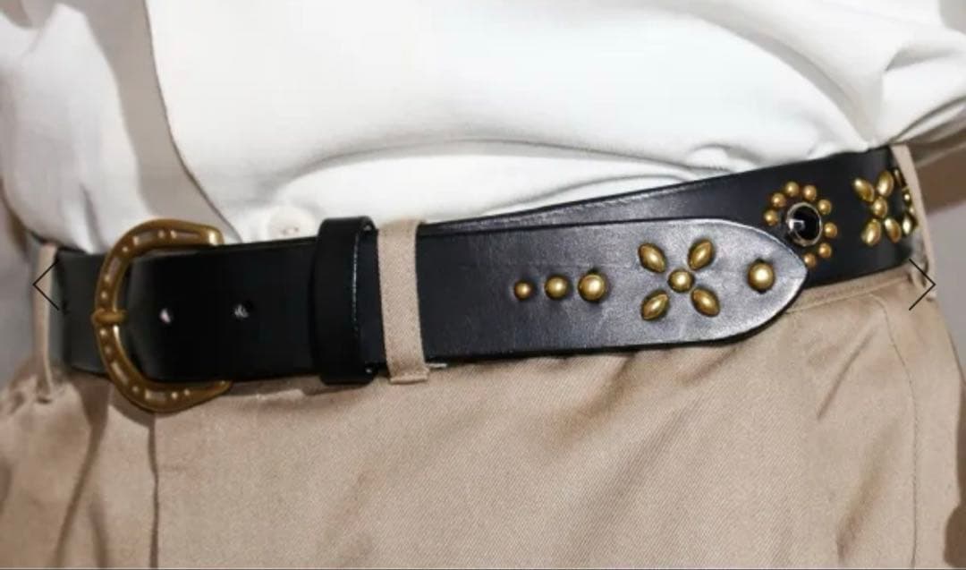 定価4万超 VIVIFY West Coast Cross Studs Belt