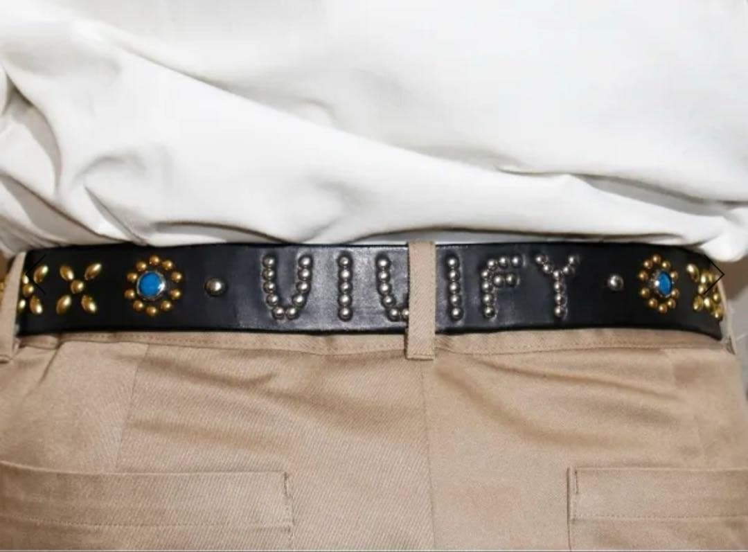 定価4万超 VIVIFY West Coast Cross Studs Belt