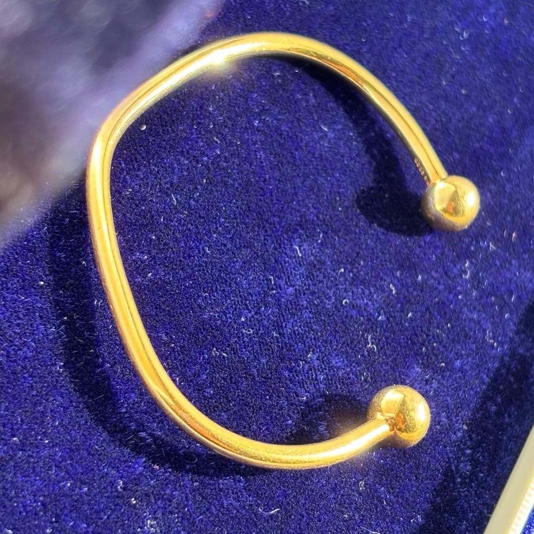 K18 COSMOS 磁気ブレスレット　コスモス　遺品整理　マグネット　ゴールド