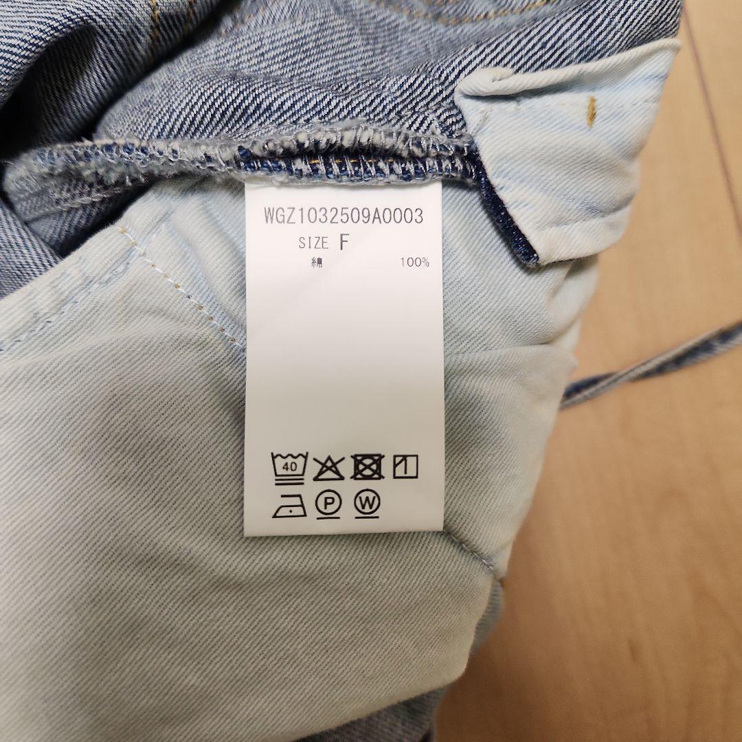 Whim Gazette インディゴ サロペット サイズF