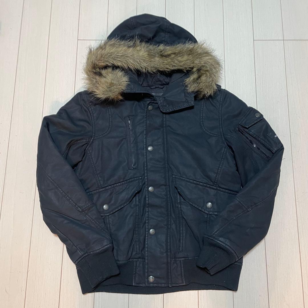 DIESELディーゼル N-2B ファー 平成 y2k フライトジャケット　短丈