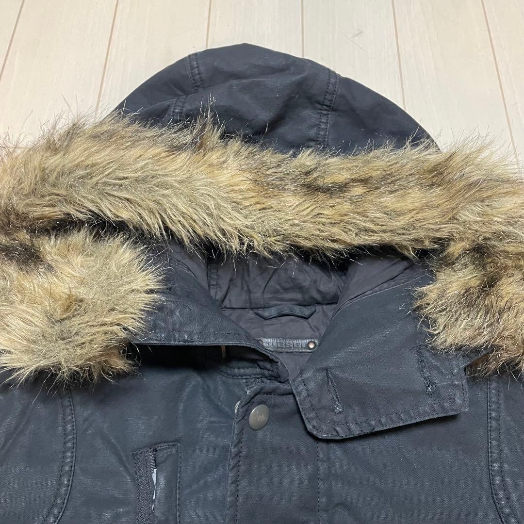 DIESELディーゼル N-2B ファー 平成 y2k フライトジャケット　短丈