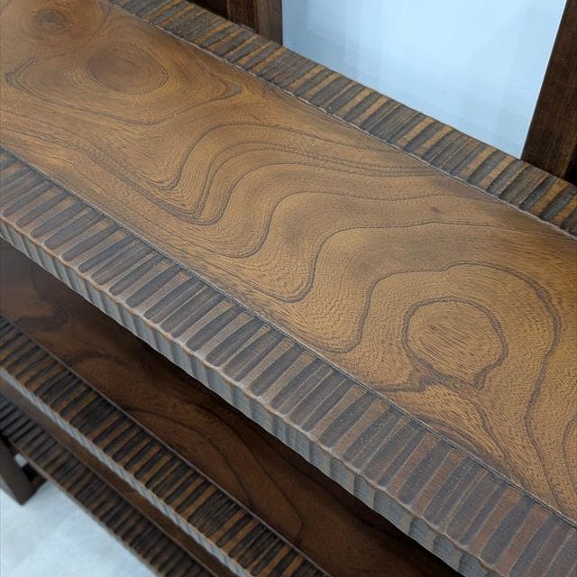 日本民芸デザイン陳列棚（オープンシェルフ）