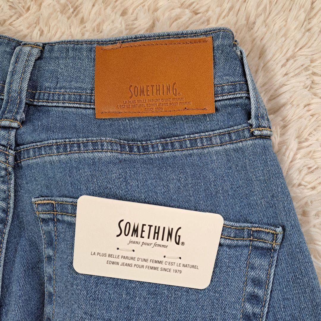 新品タグ付 24SS 別注 SOMETHING LISA スーパーワイドデニム