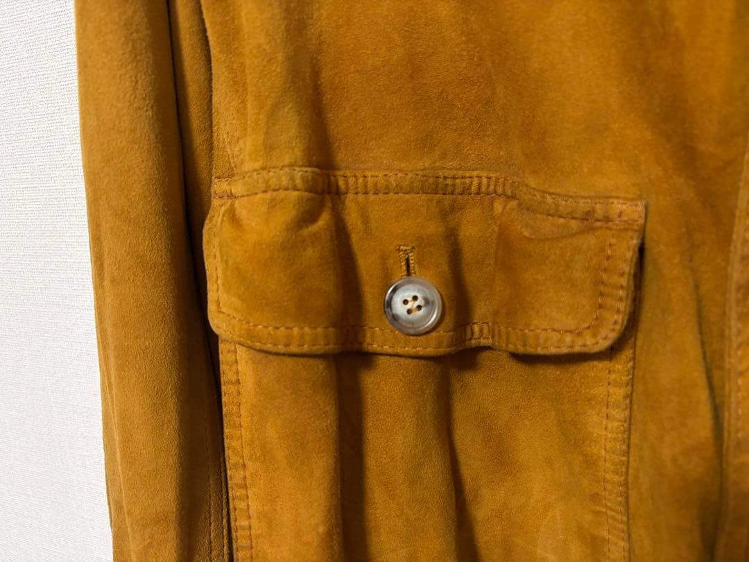 も*ん様 VERA PELLE ビンテージスウェードジャケット Lサイズ