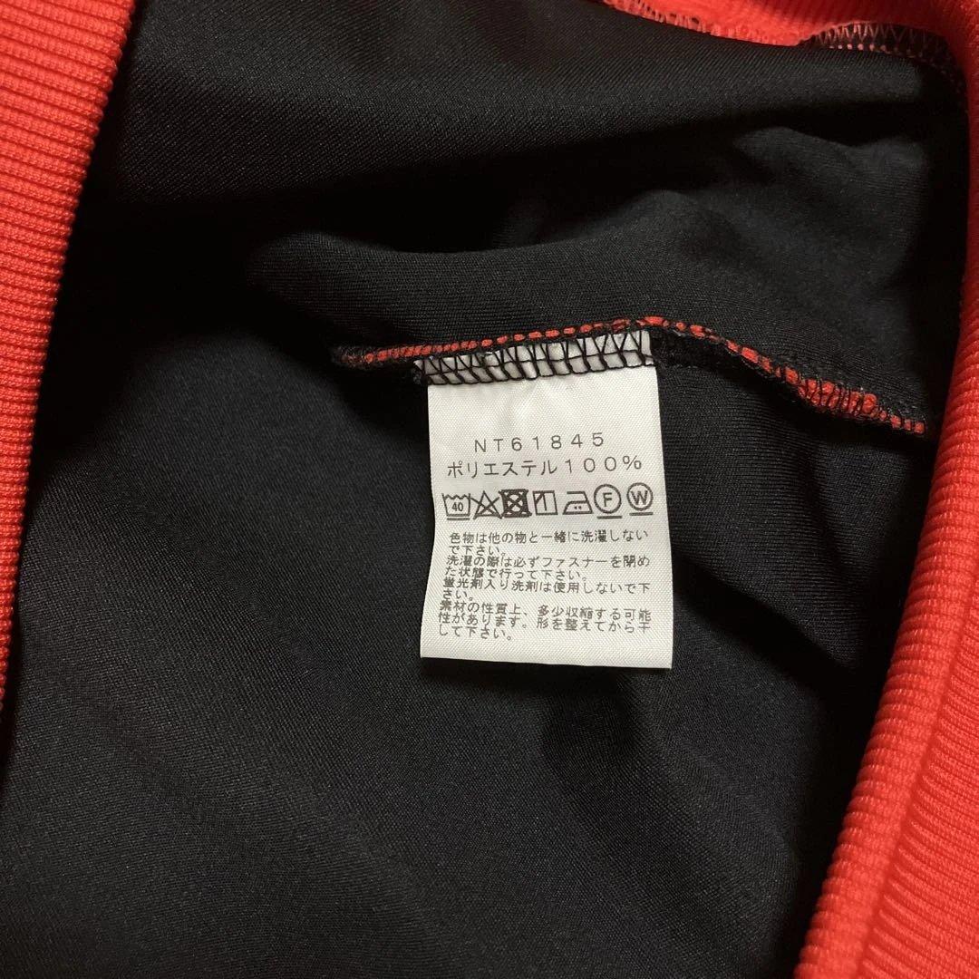 ノースフェイス トラックジャケット ジャージ XL 赤×黒