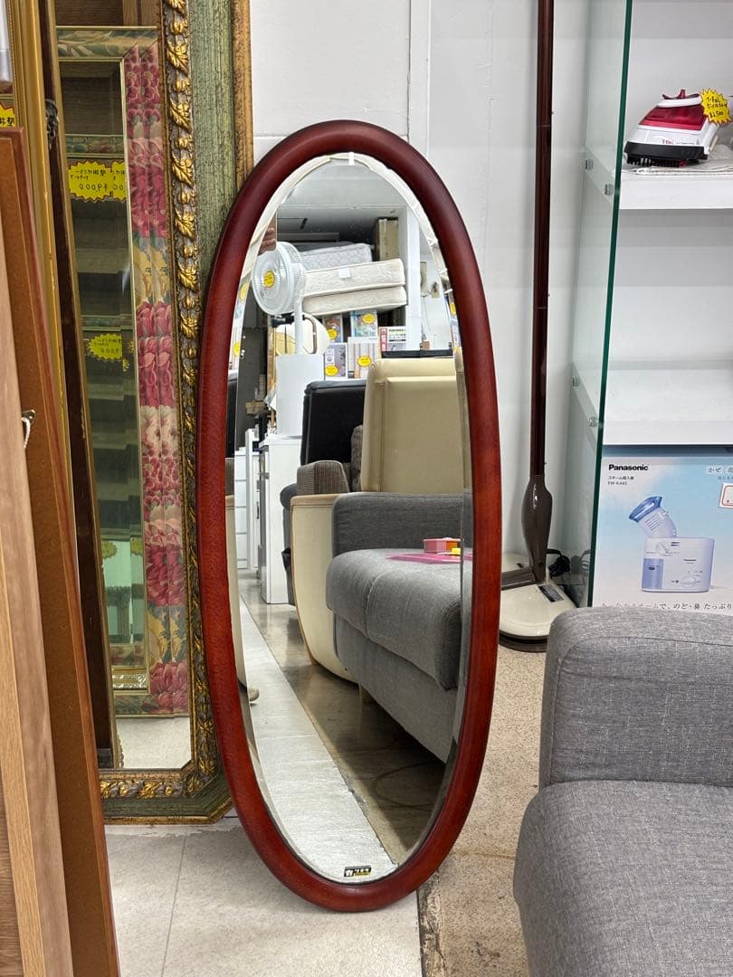 Karimoku カリモク家具 壁掛けミラー 鏡