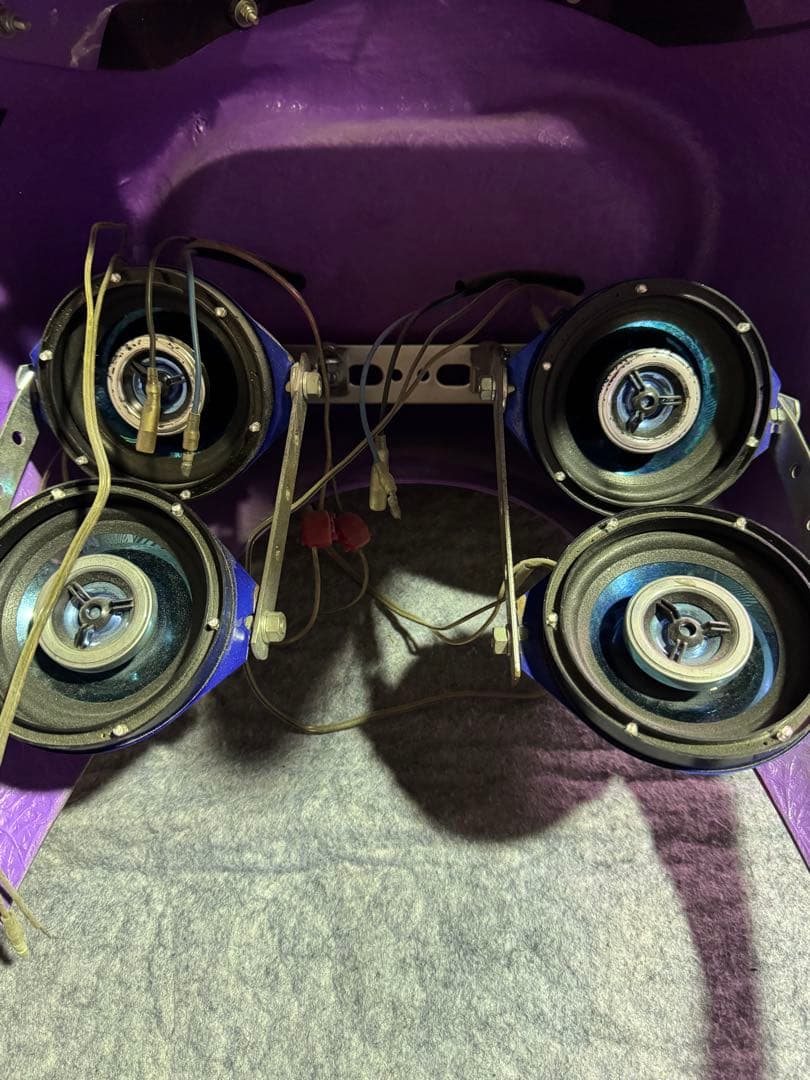 ディアルカウルロケットカウル紫ラメ