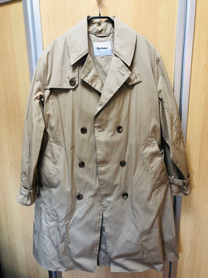 【良品】バブアー Barbour トレンチコート サイズ36 ベージュ