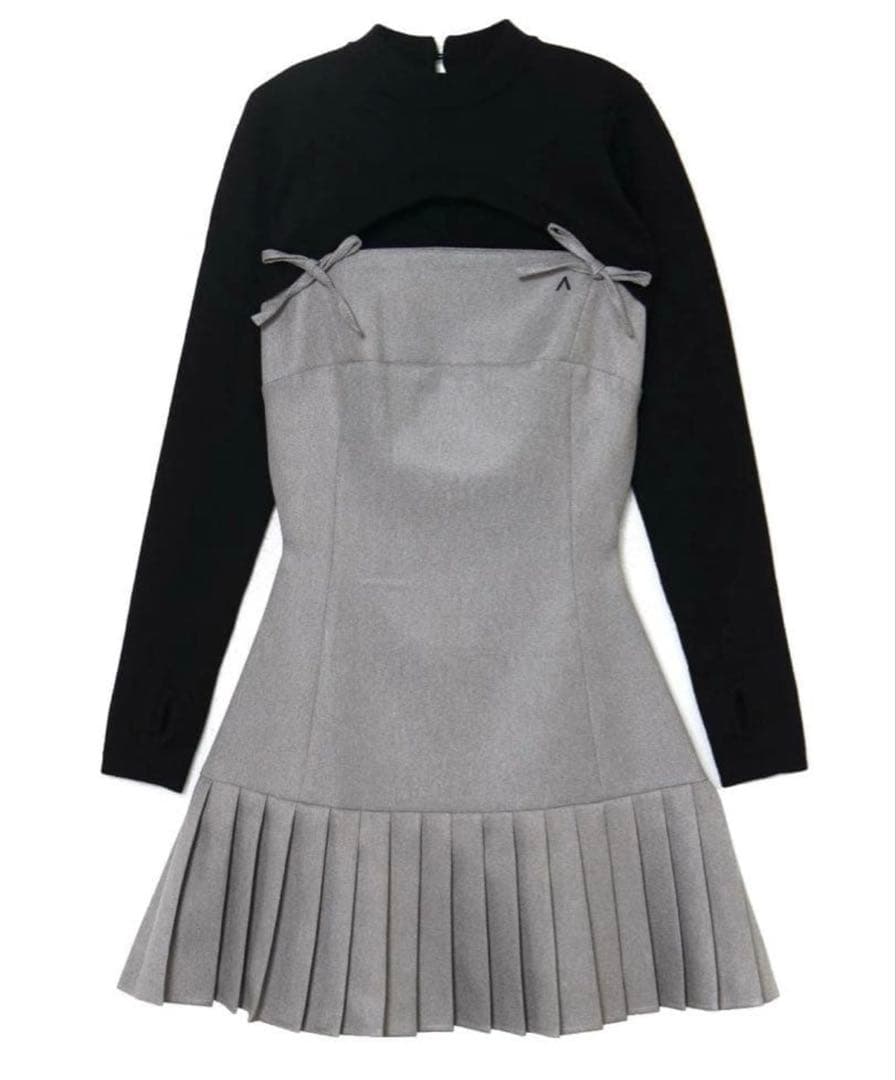 ワンピース andmary / karen knit set mini dress