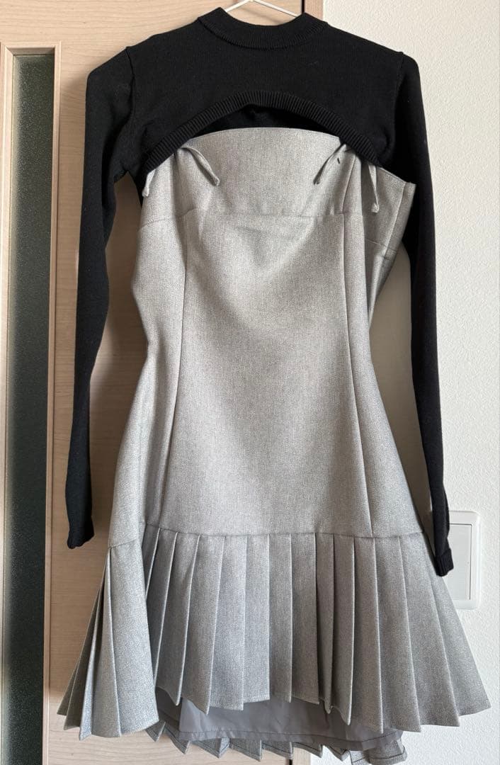 ワンピース andmary / karen knit set mini dress