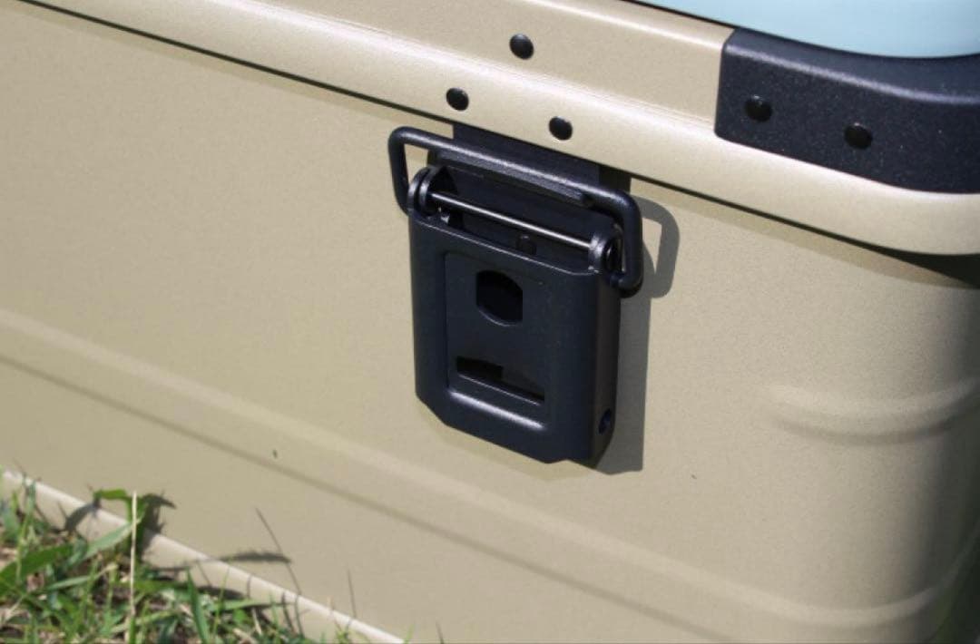 アースカラー アルミコンテナボックス ４９Ｌ ガレージ収納 キャンプギア収納