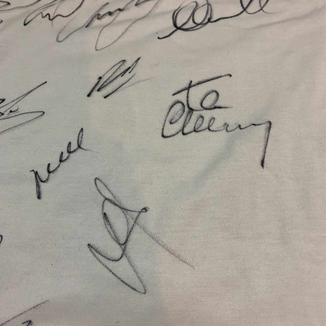 イングランド　サッカー選手　サイン　ユニフォーム