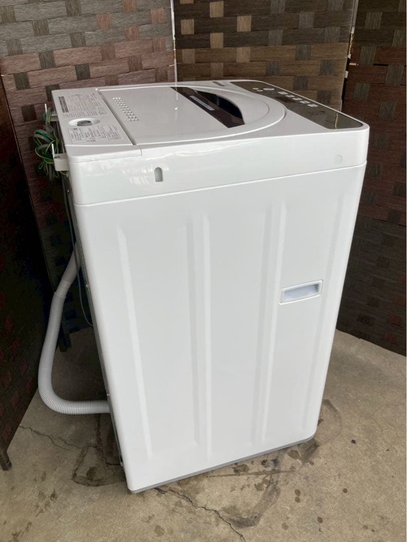 東京都23区送料込 ◆ SHARP 全自動電気洗濯機(TPS4841)