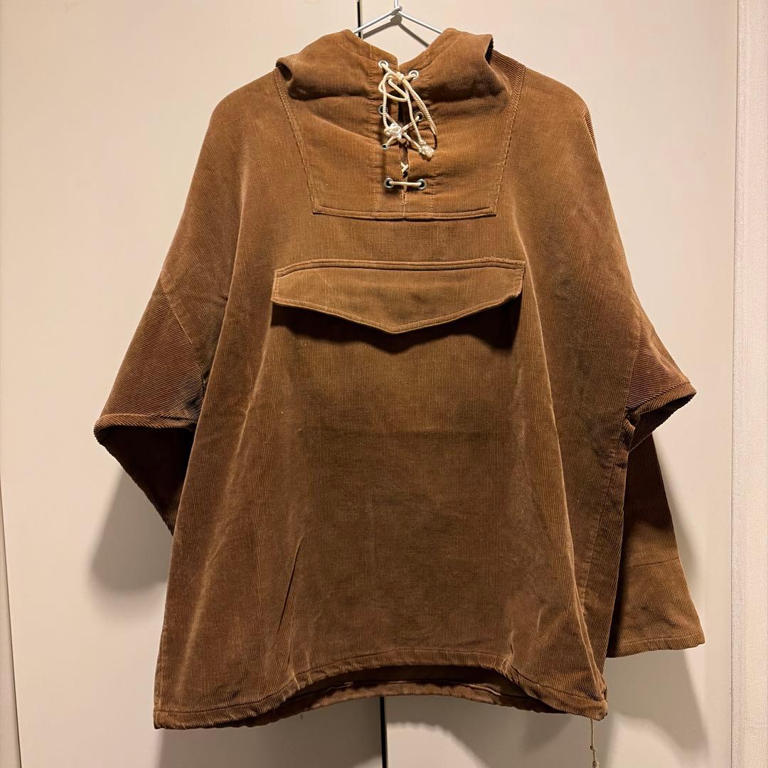 【ヴィンテージ 60s】ブラウン コーデュロイ プルオーバー