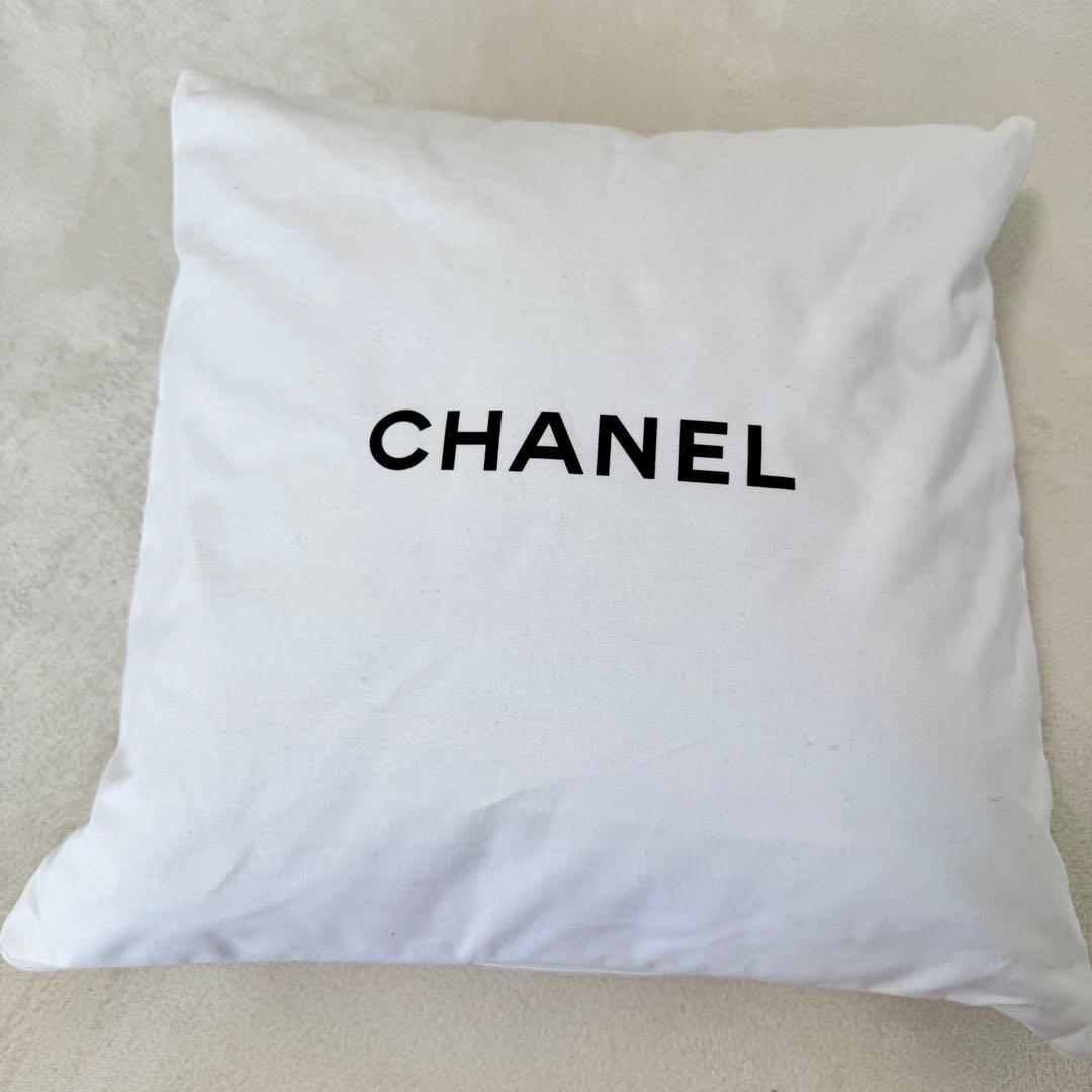 未使用品✨CHANEL カシミヤ　クッション　ココマーク　グレー　アイボリー