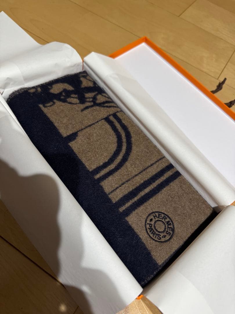 エルメス　カシミアマフラー