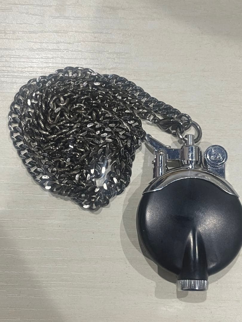 Vivienne Westwood メタルオーブチェーン オイルライター 黒