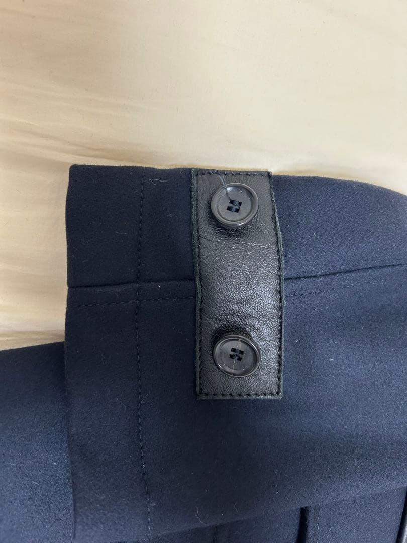 BALLY ネイビー ステンカラーコート Lサイズ