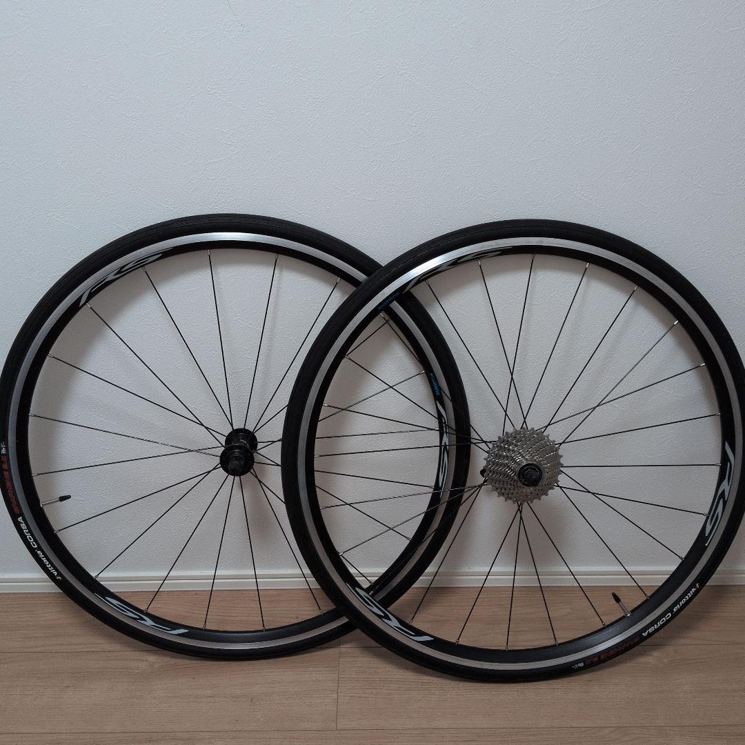 Shimano WH-RS100前後セットホイール　105スプロケット付き
