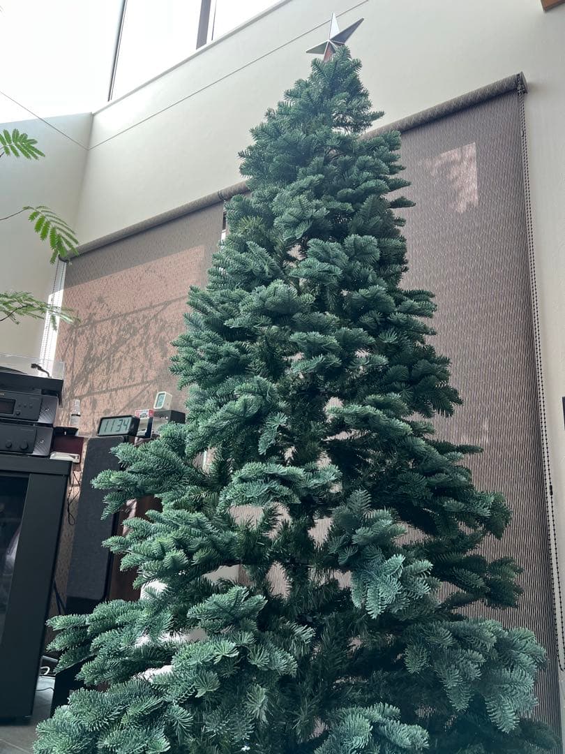 美品　クリスマスツリー 210cm 星型トッパー付き