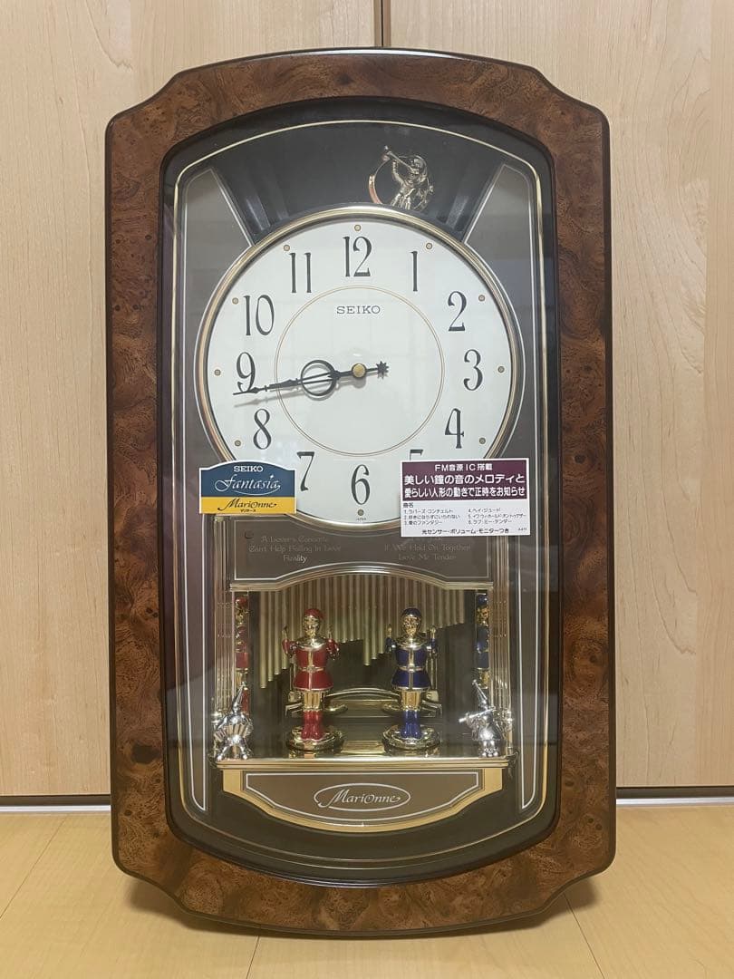 SEIKO Marionne 掛時計 メロディ　 　　　　新品電池付き