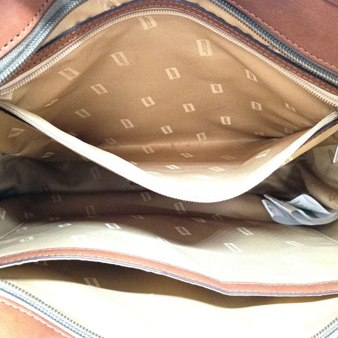 Hartmann　ブラウン ベージュ トートバッグ レザー　上291